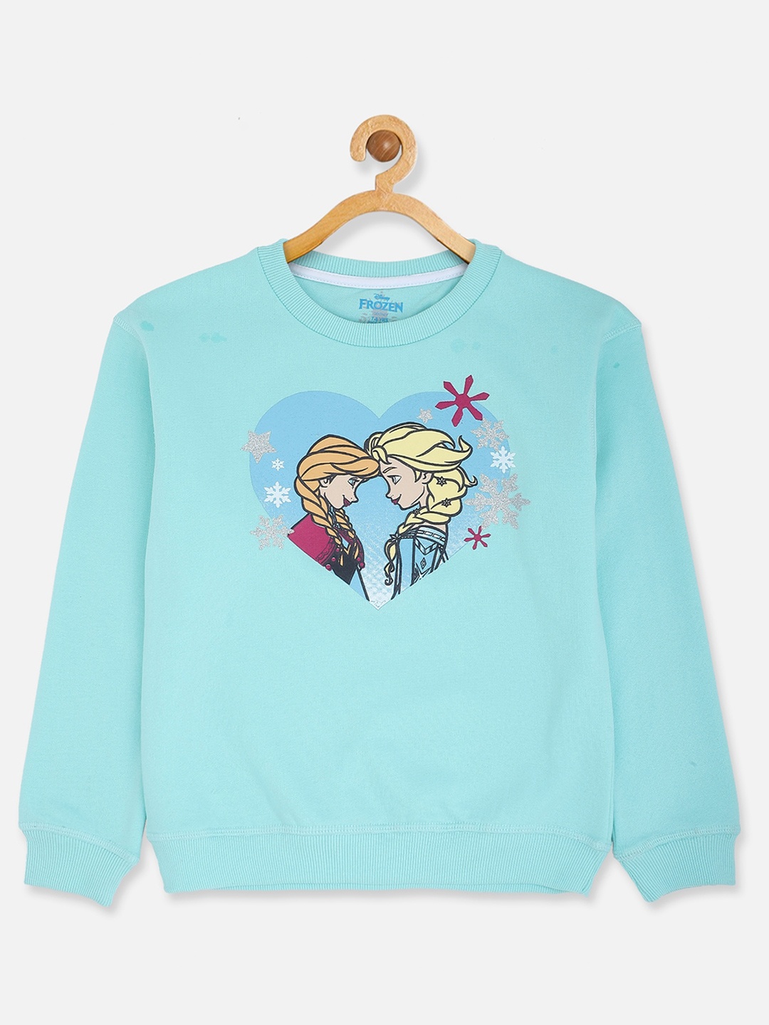 

Kids Ville Girls Blue Frozen Printed Sweatshirt