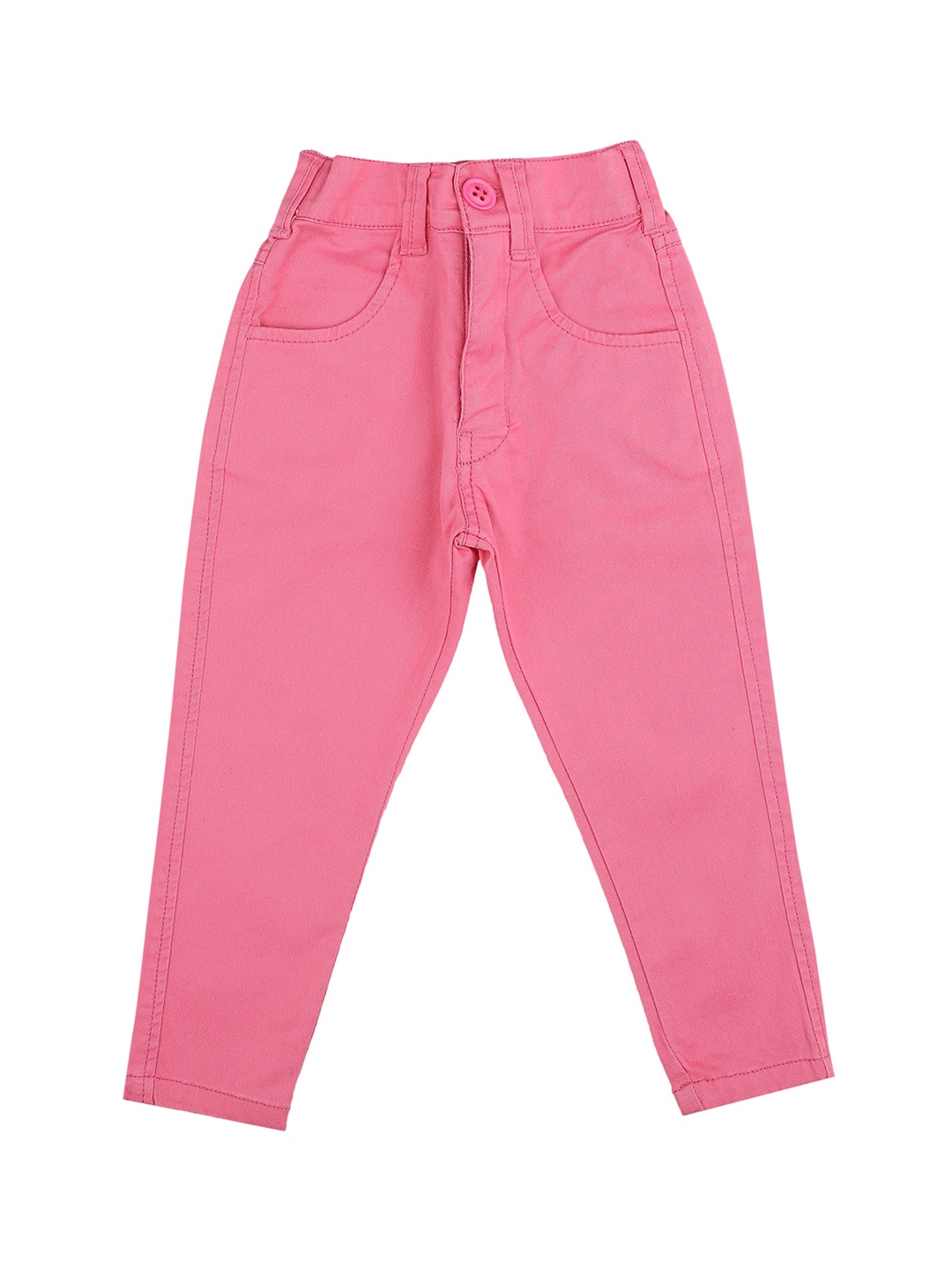 

Bodycare Kids Girls Pink Cotton Trousers
