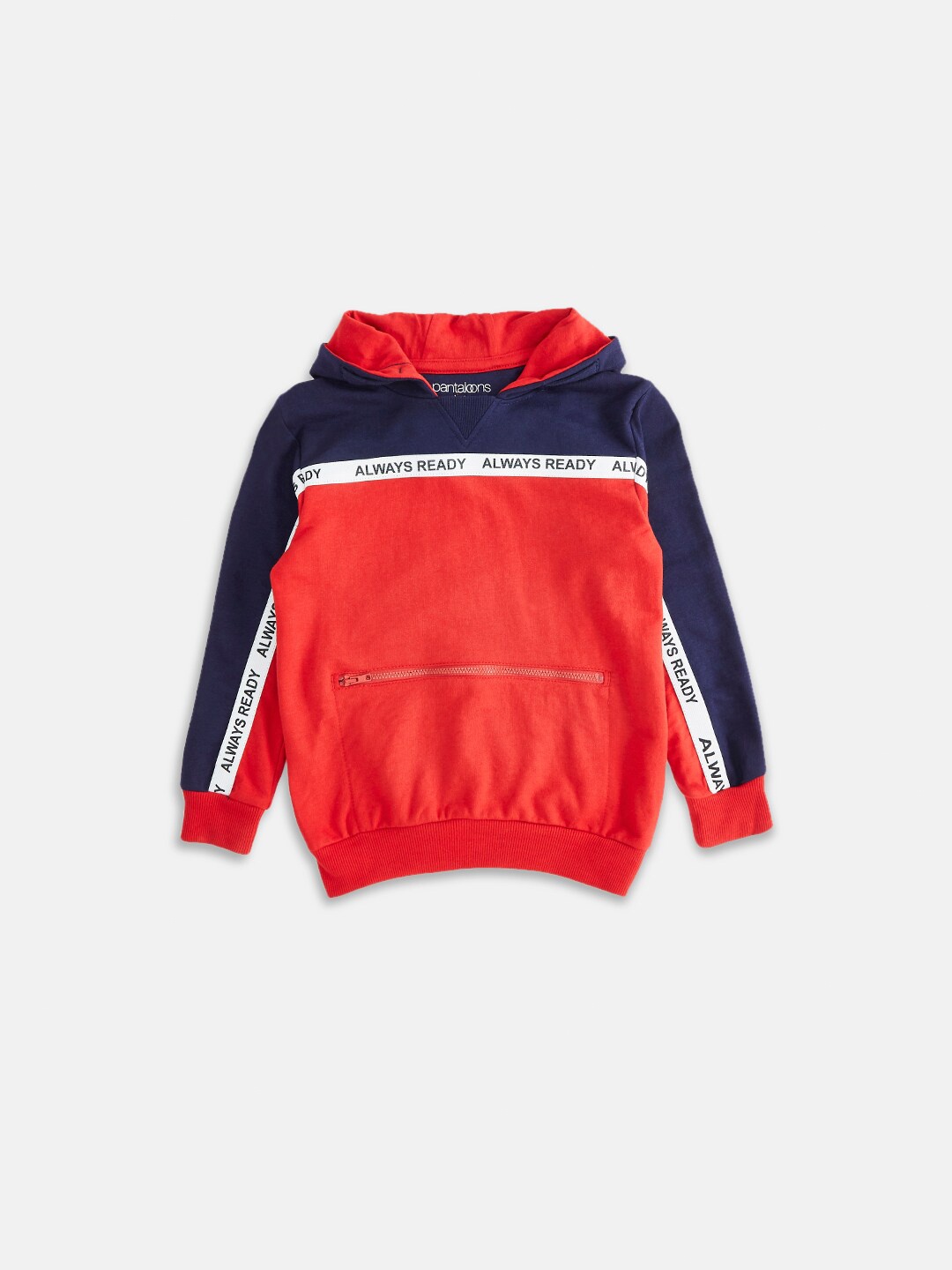 

Pantaloons Junior Boys Red Printed Sweatshirt