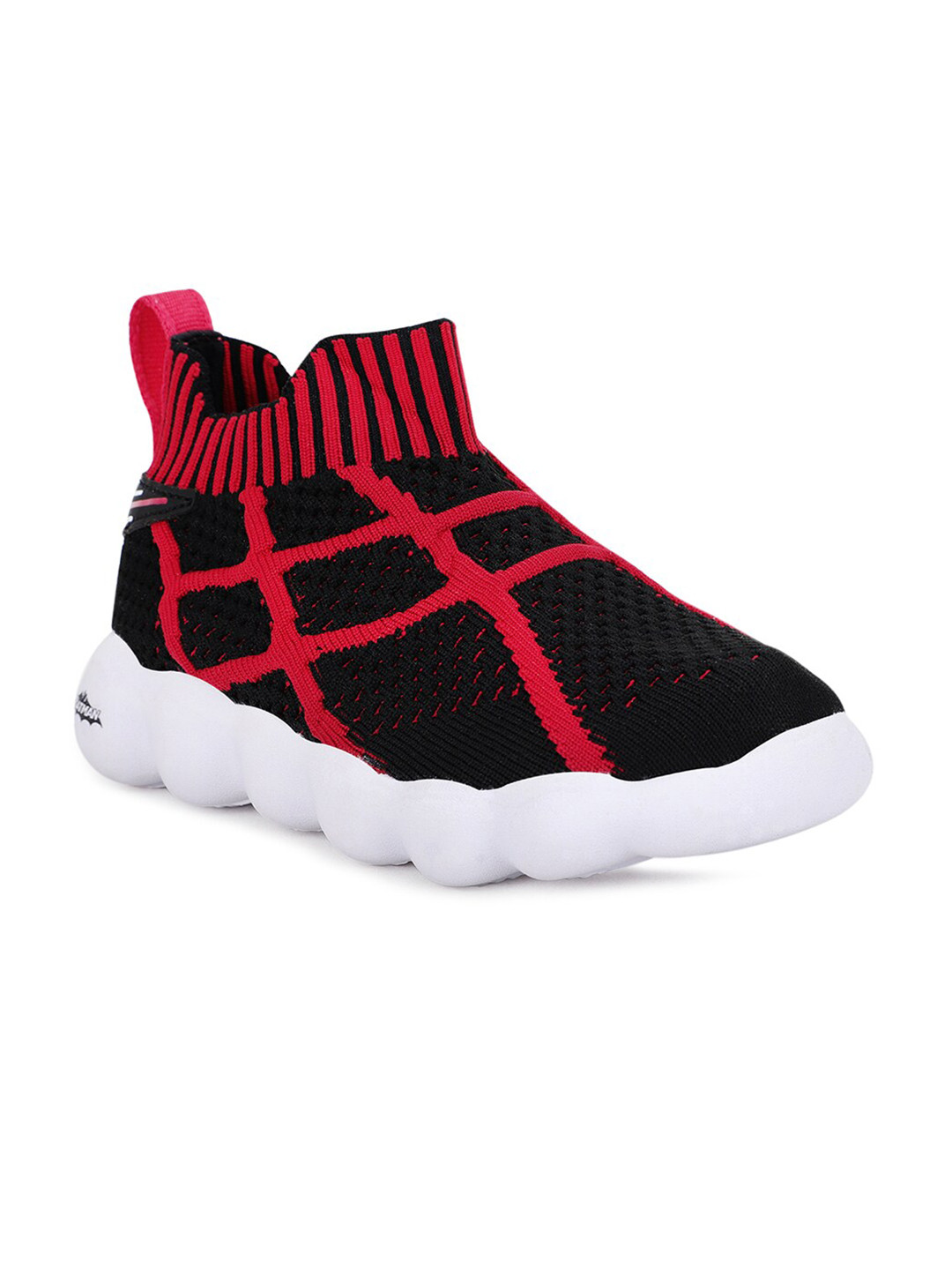 

Campus Unisex Kids Black Mesh Walking Shoes