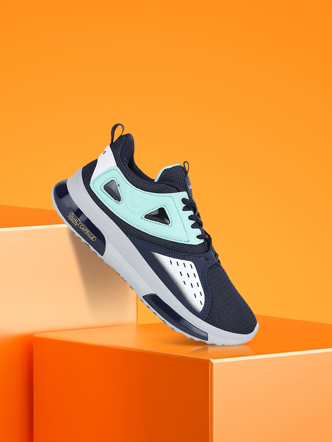 

Campus Unisex Kids Navy Blue Mesh Running Shoes