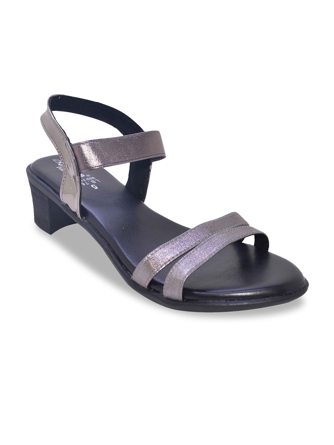 

Ajanta Black Block Heel Sandals