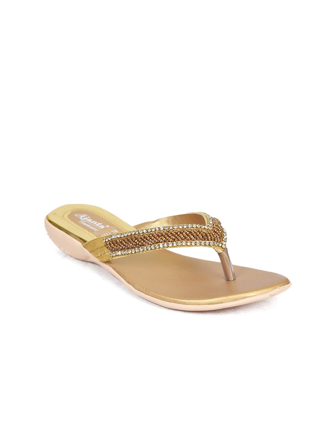 

Ajanta Women Gold-Toned Embellished Flats