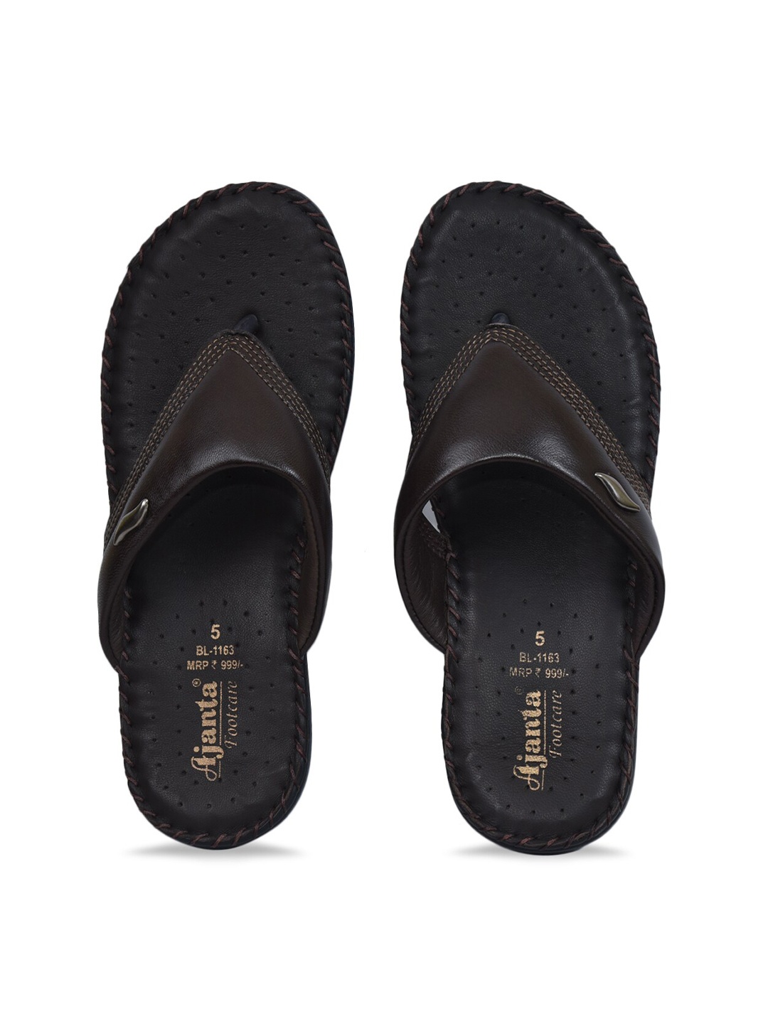 

Ajanta Women Brown Open Toe Flats