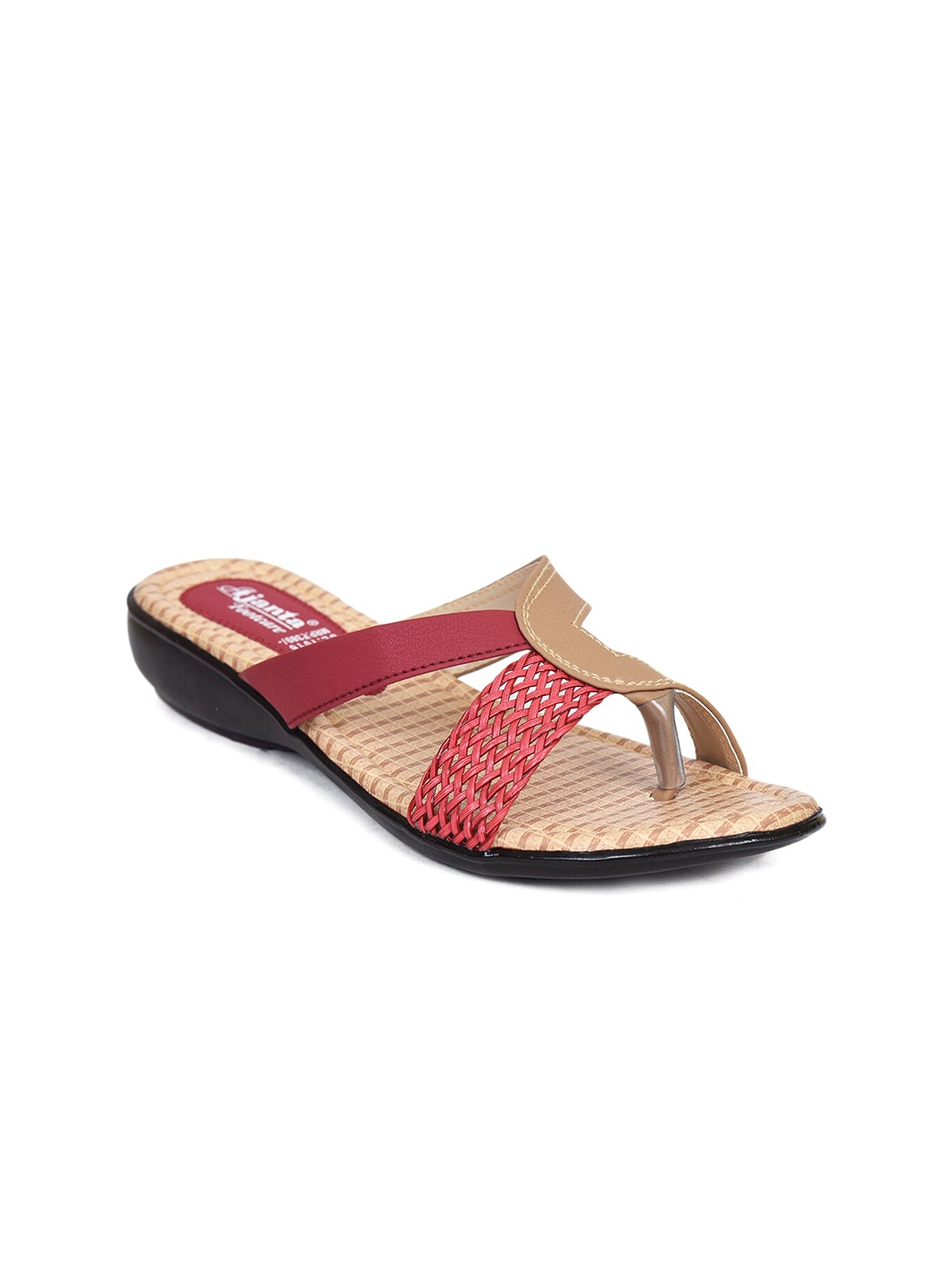 

Ajanta Women Beige Open Toe Flats