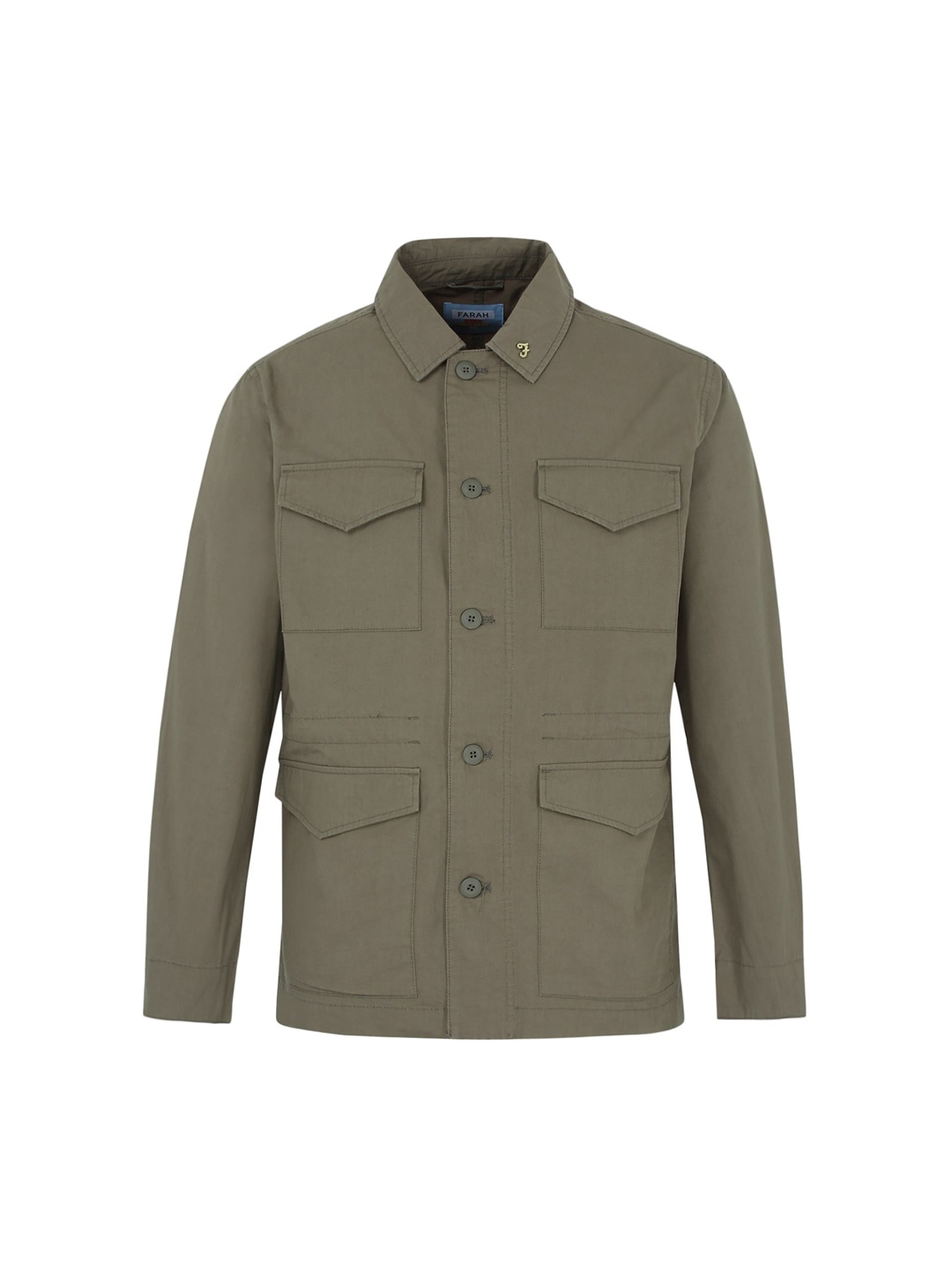 

Farah Men Green Longline Tailored Jacket
