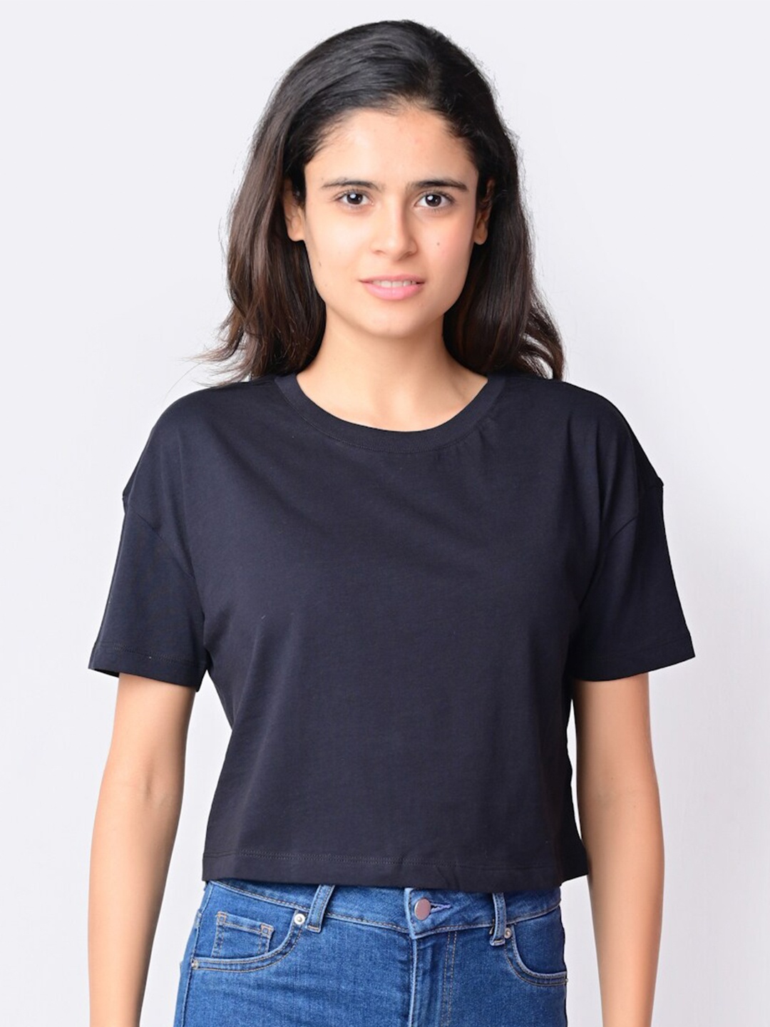 

FLAWLESS Women Black Crop Top