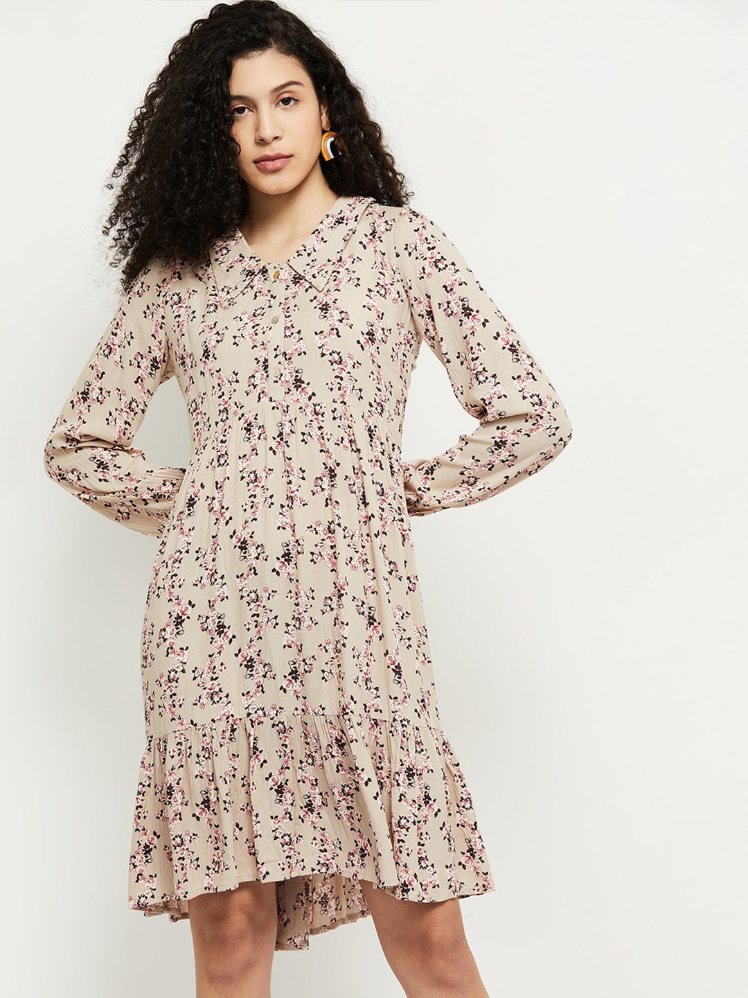 

max Pink Floral Dress