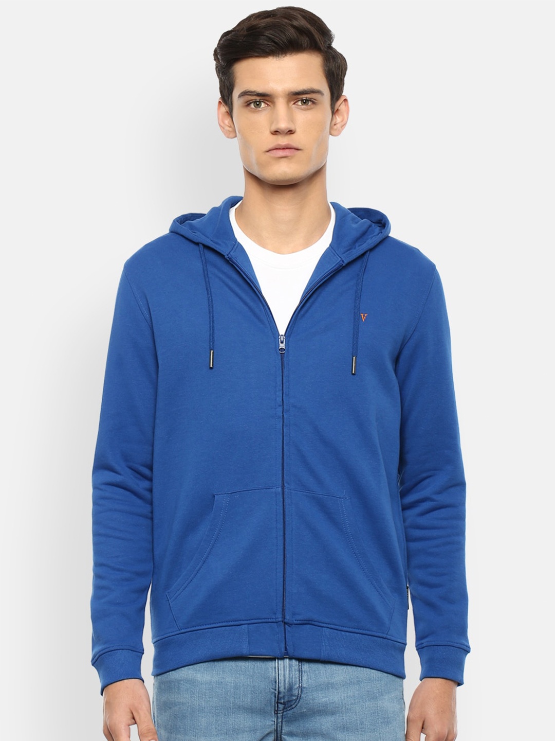 

Van Heusen Sport Men Blue Hooded Sweatshirt