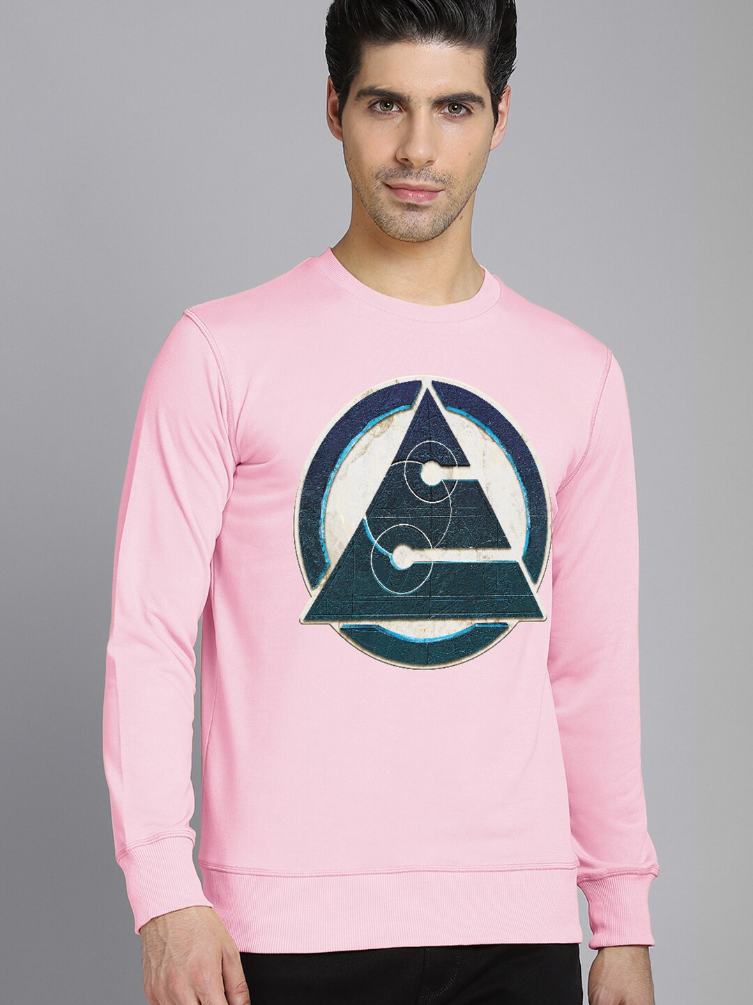 

Free Authority Men Pink Eternals Printed Sweatshirt