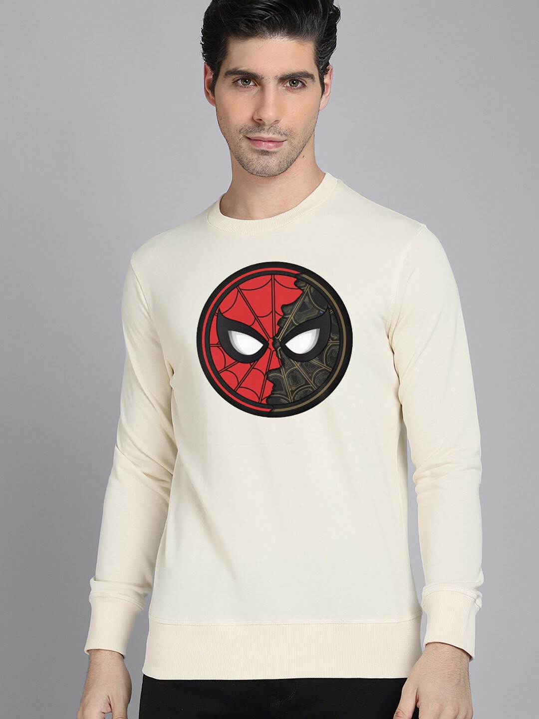 

Free Authority Men Off White SPIDERMAN NO WAY HOME Printed Sweatshirt