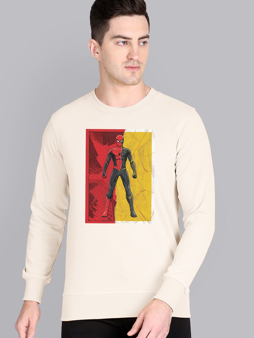 

Free Authority Men Off White Spiderman Printed Sweatshirt