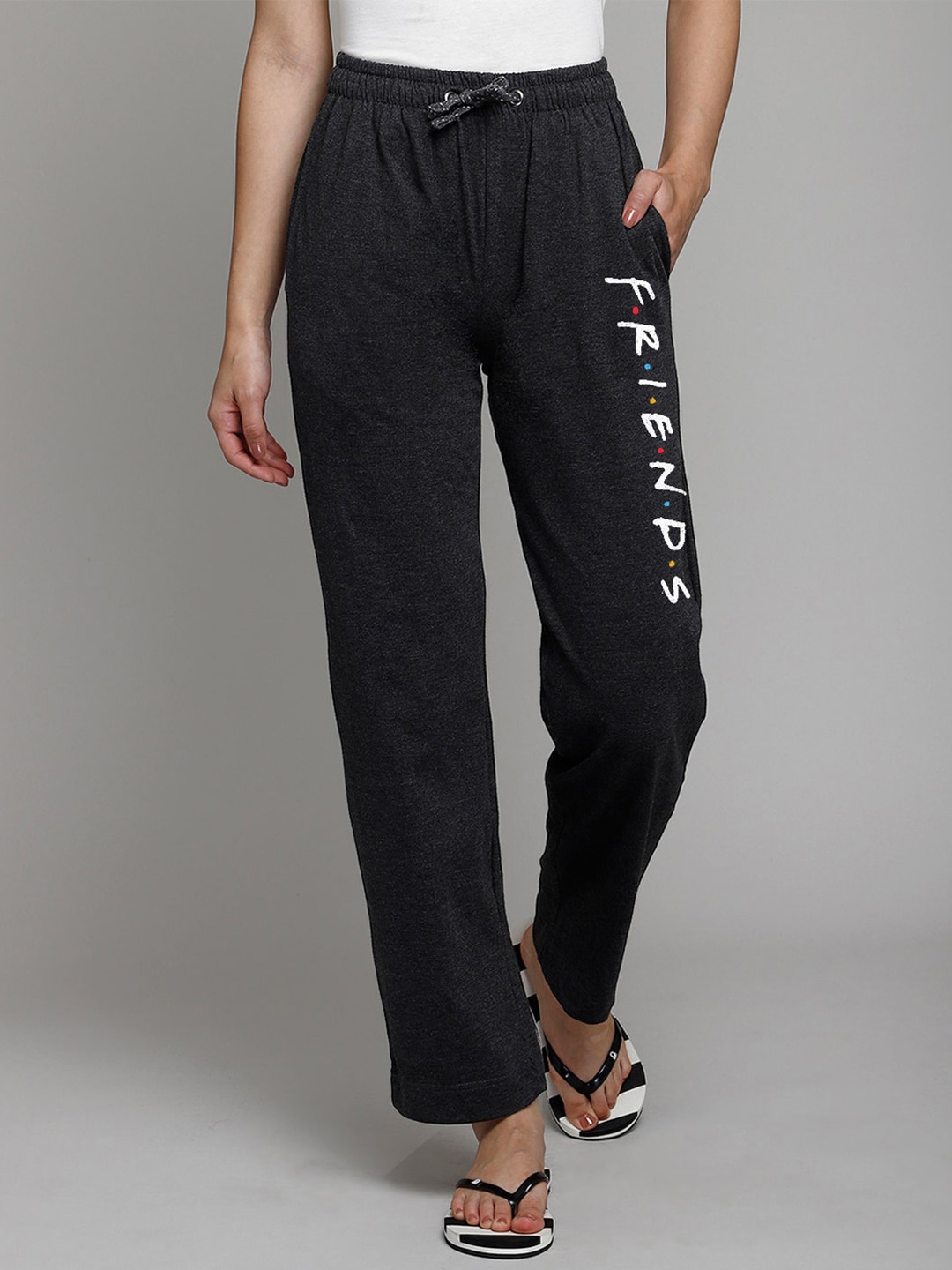 

Free Authority Grey Friends Printed Cotton Lounge Pants