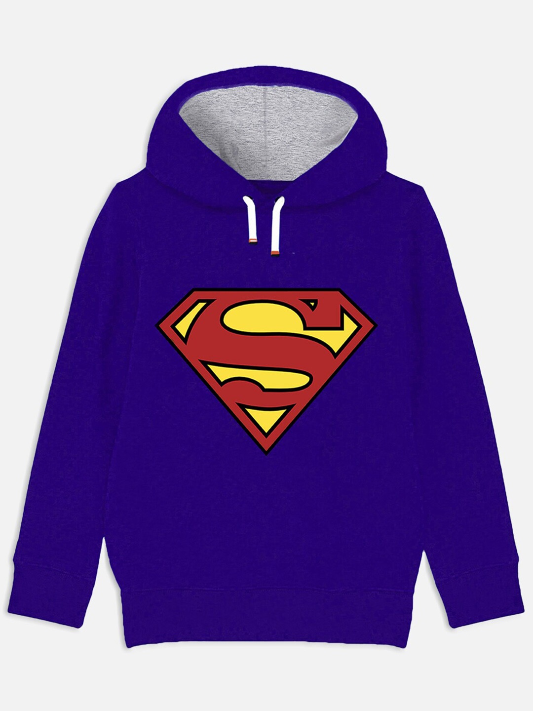 

YK Justice League Boys Blue Superman Printed Hooded Sweatshirt