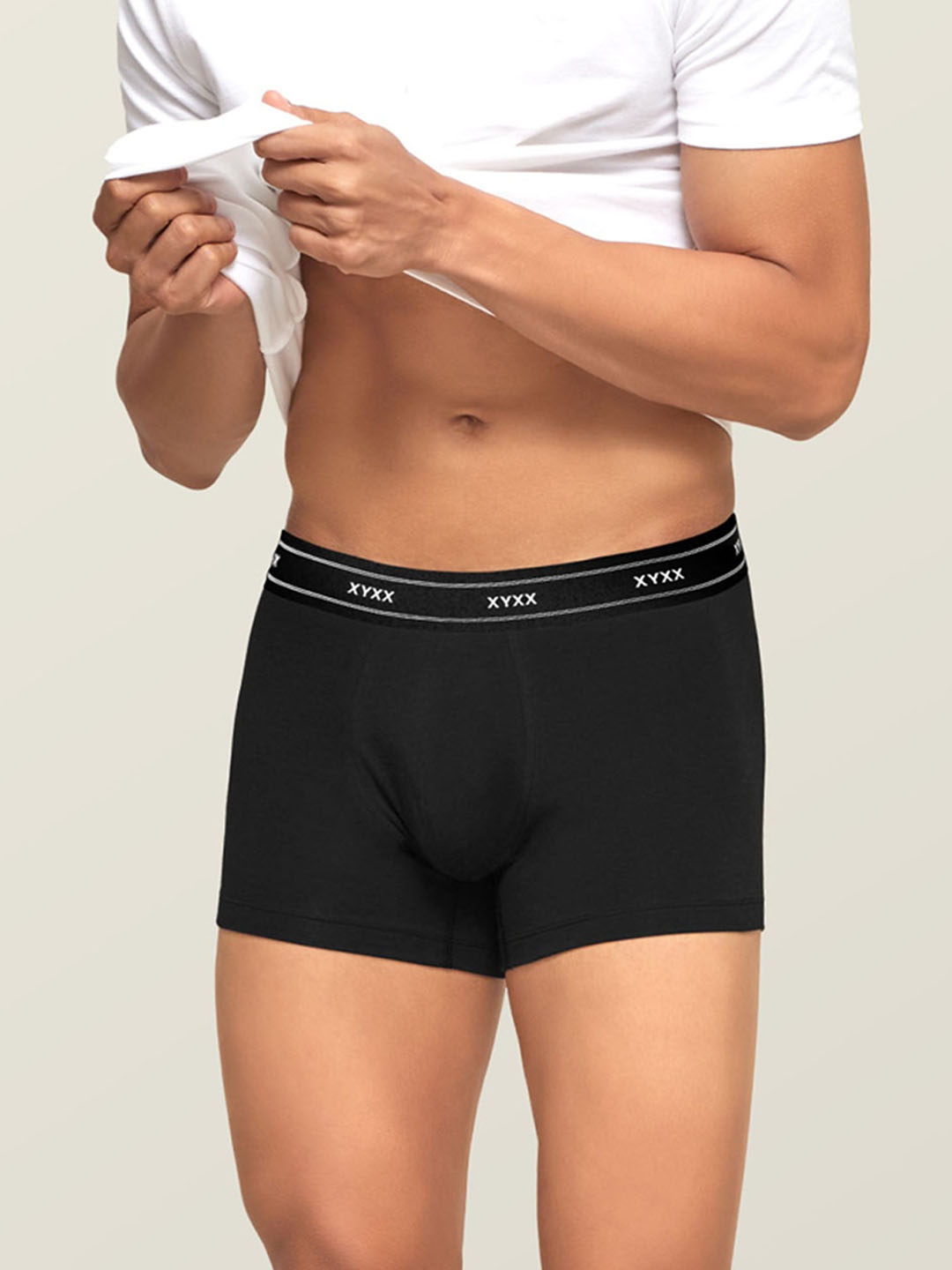 

XYXX Men Black Antibacterial Trunk XYTRNK71