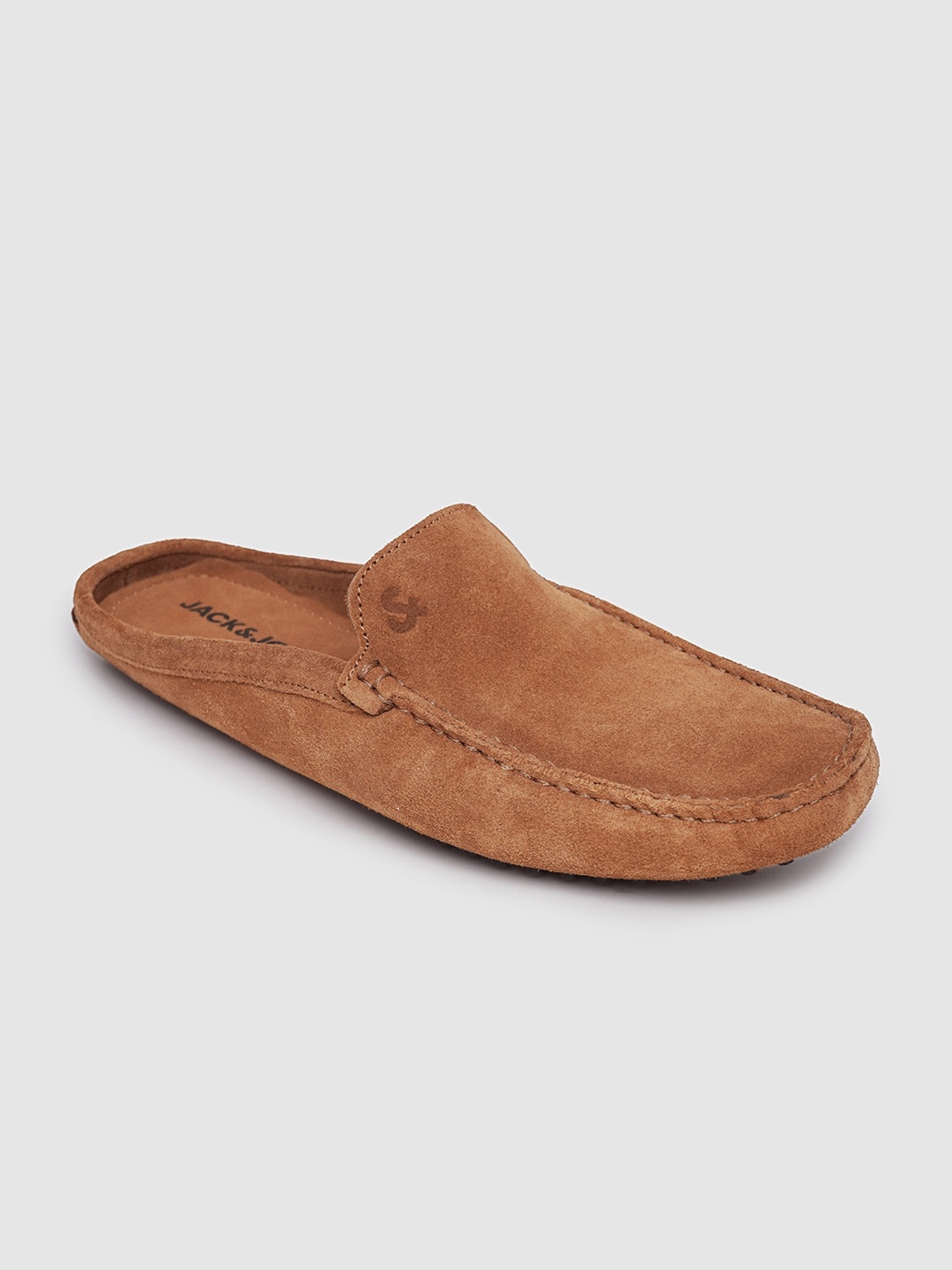 

Jack & Jones Men Brown Suede Loafers