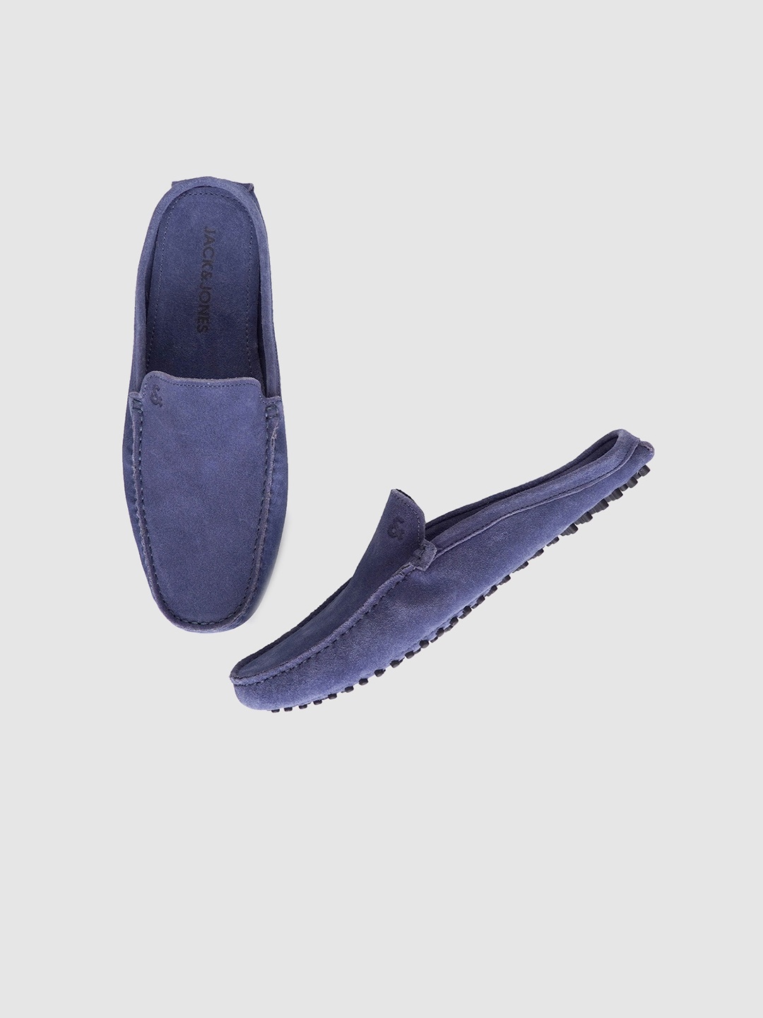 

Jack & Jones Men Blue Suede Loafers