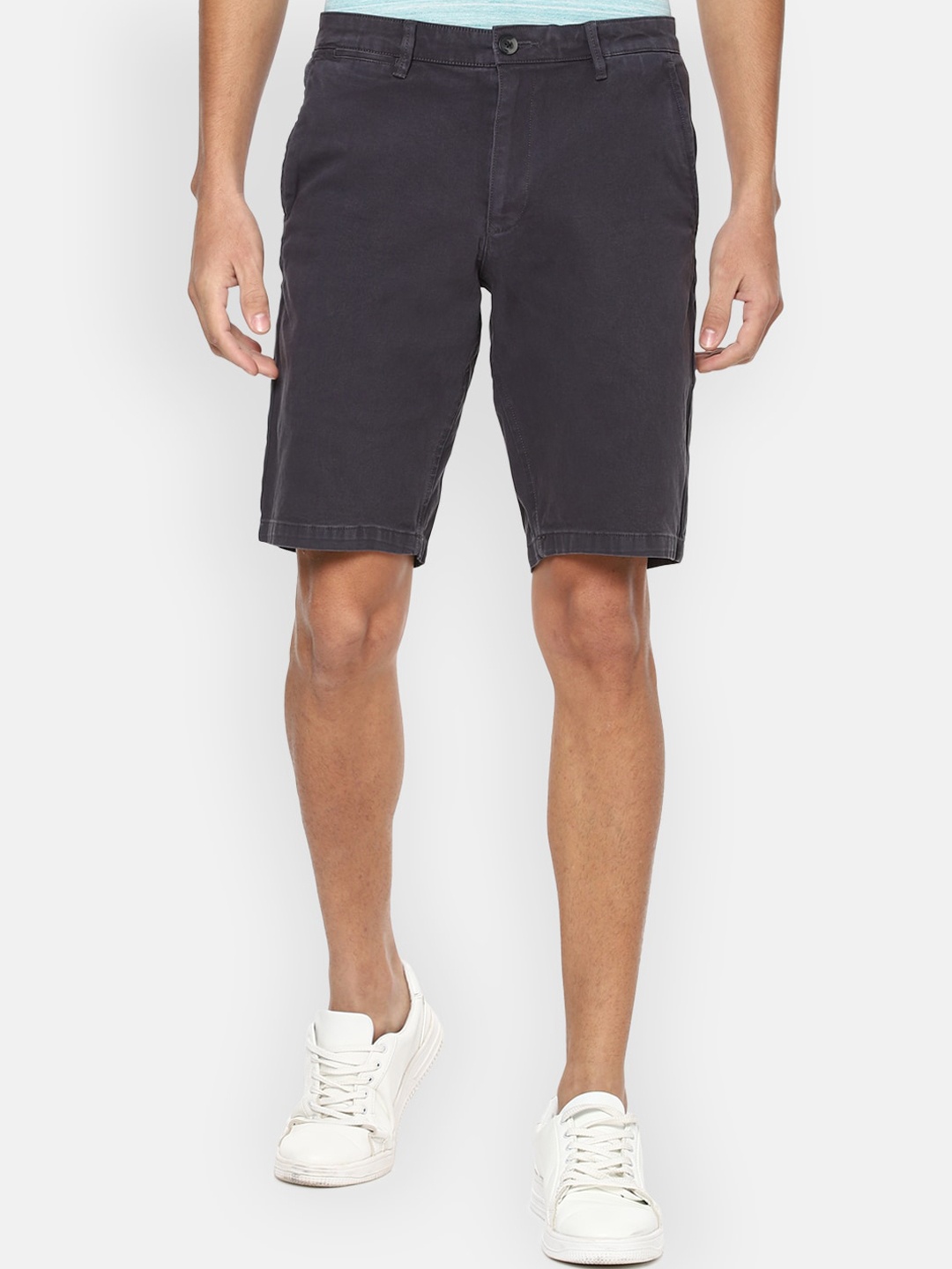 

VAN HEUSEN DENIM LABS Men Navy Blue Shorts