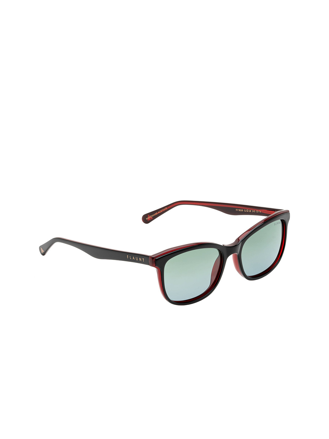 

FEMINA FLAUNT Women Green Lens & Red Square Sunglasses Polarised UV Protected Lens FF 9039