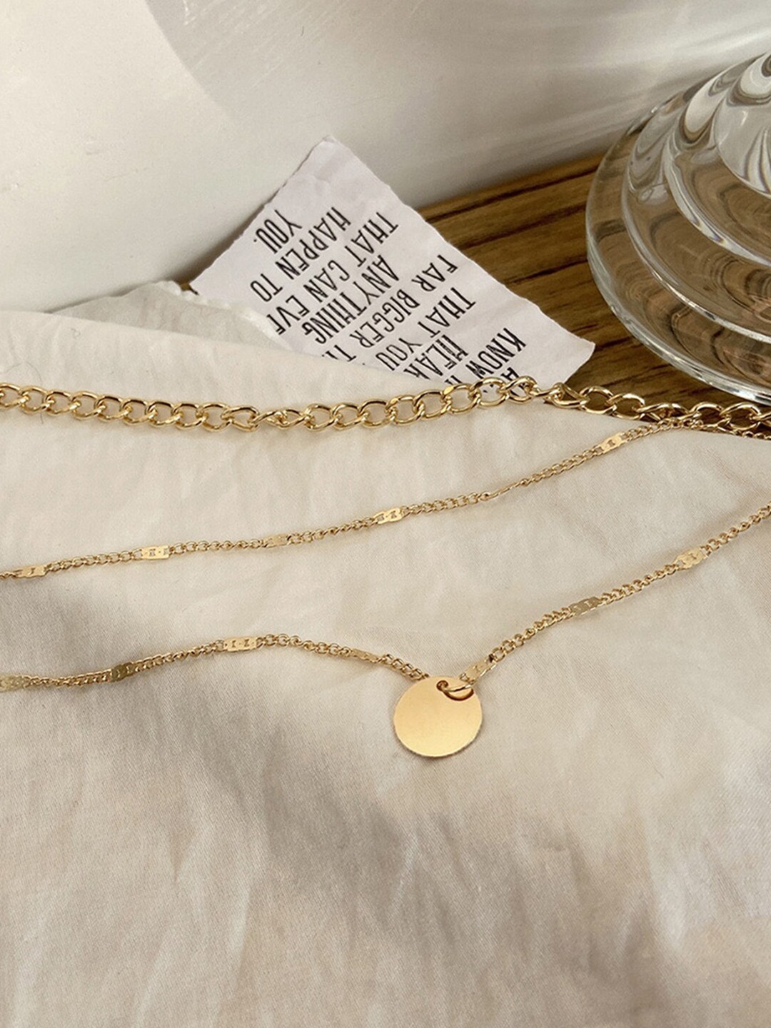 

Vembley Gold-Plated Layered Necklace