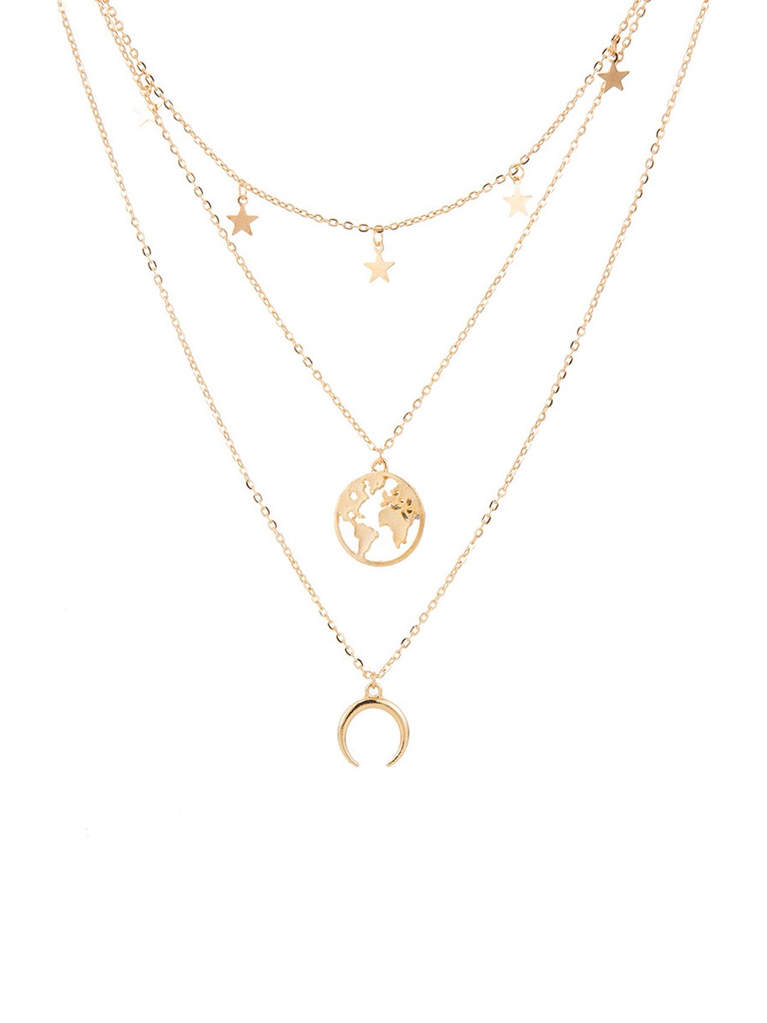 

Vembley Women Gold-Plated Layered Necklace