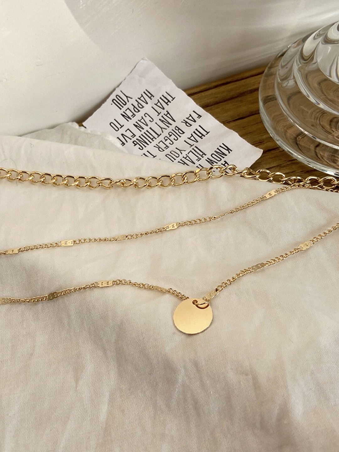 

Vembley Gold-Plated Layered Necklace