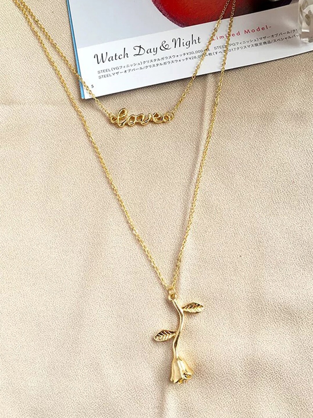 

Vembley Gold-Plated Layered Chain