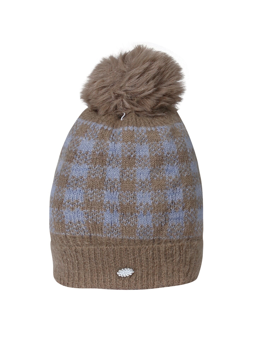 

LOOM LEGACY Women Green & White Beanie