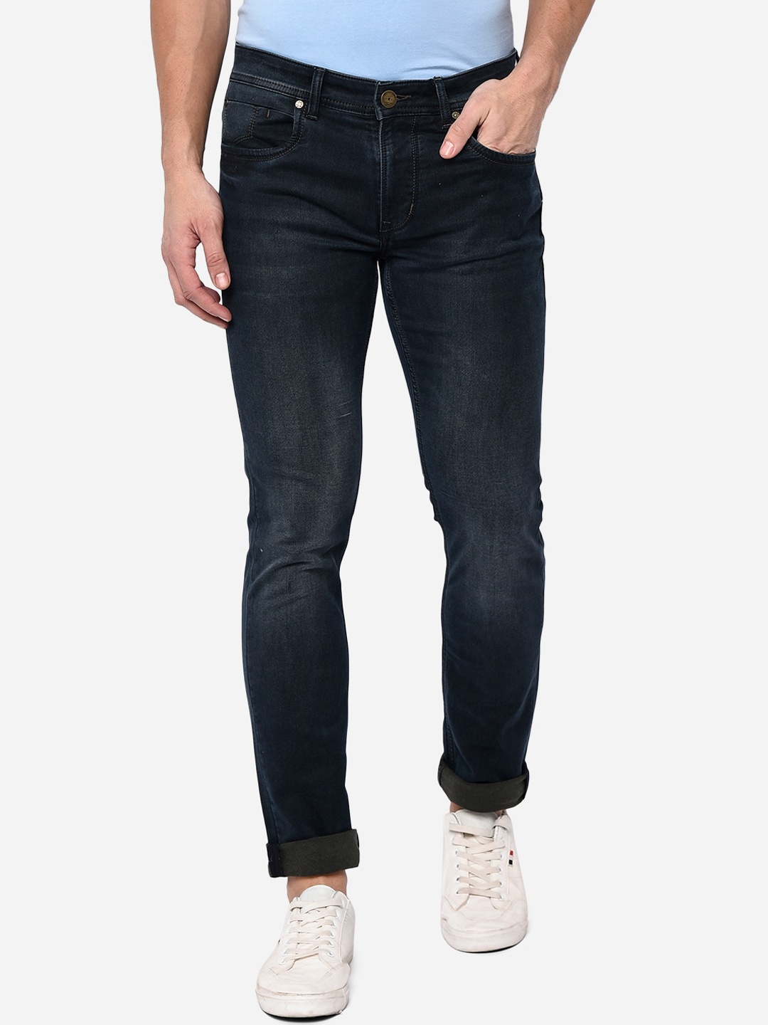 

JADE BLUE Men Blue Slim Fit Light Fade Stretchable Jeans