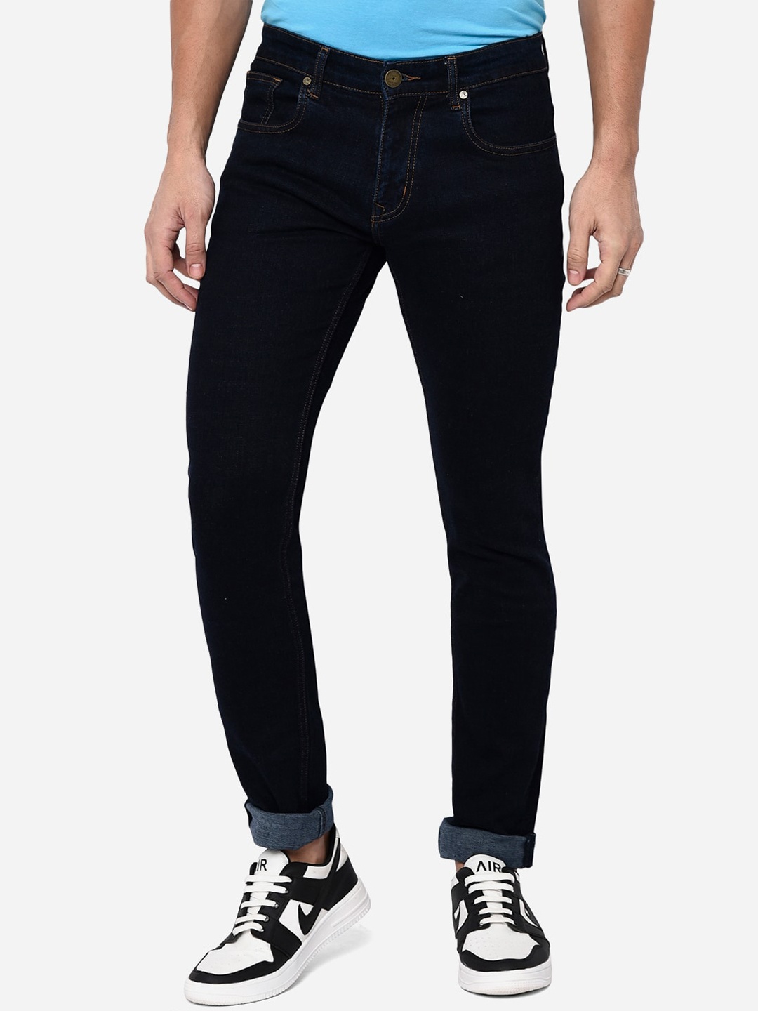 

JADE BLUE Men Blue Slim Fit Stretchable Jeans