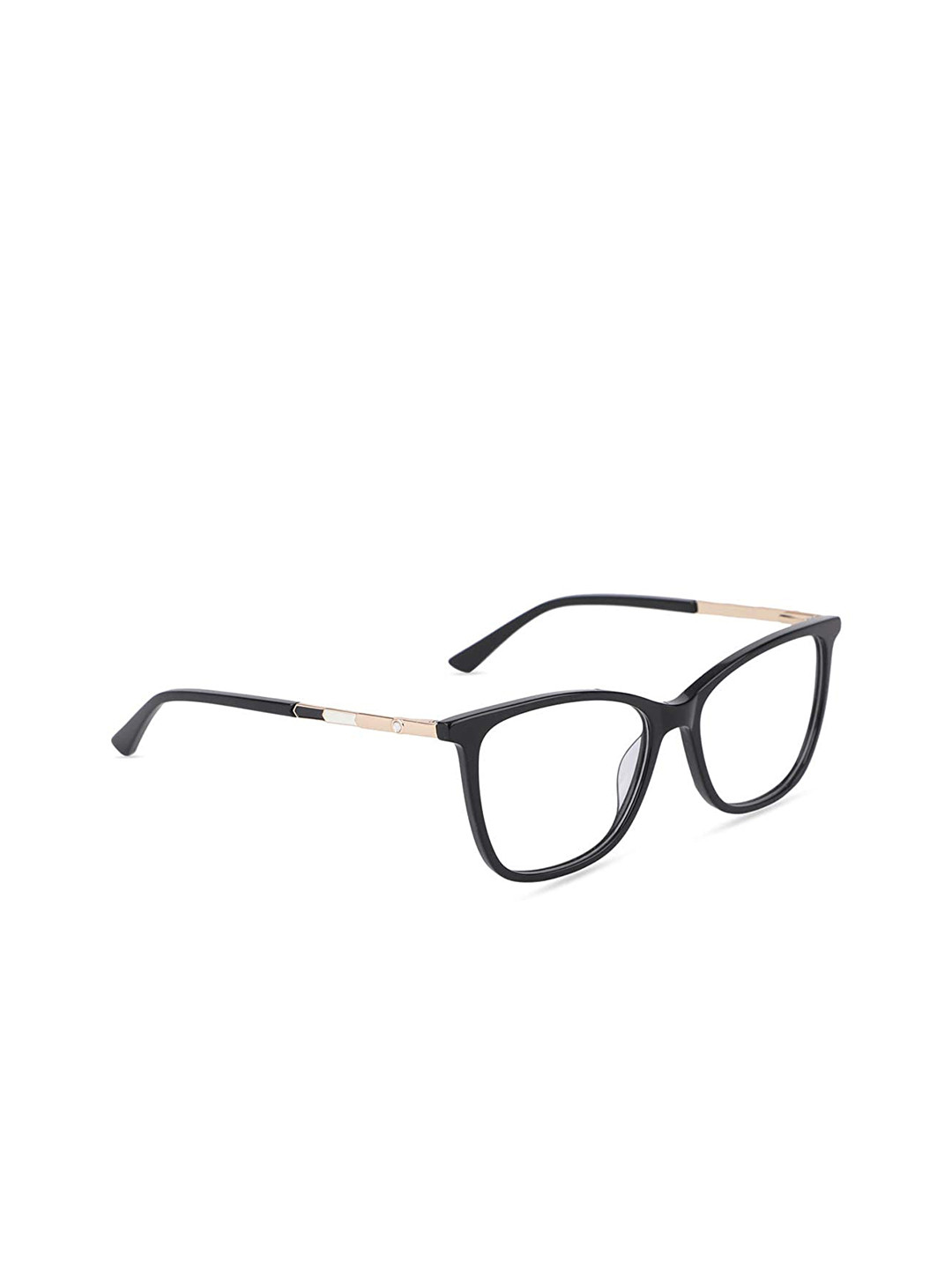 

MARC LOUIS Women Black & Gold-Toned Full Rim Square Frames- ML7000-C6 FR
