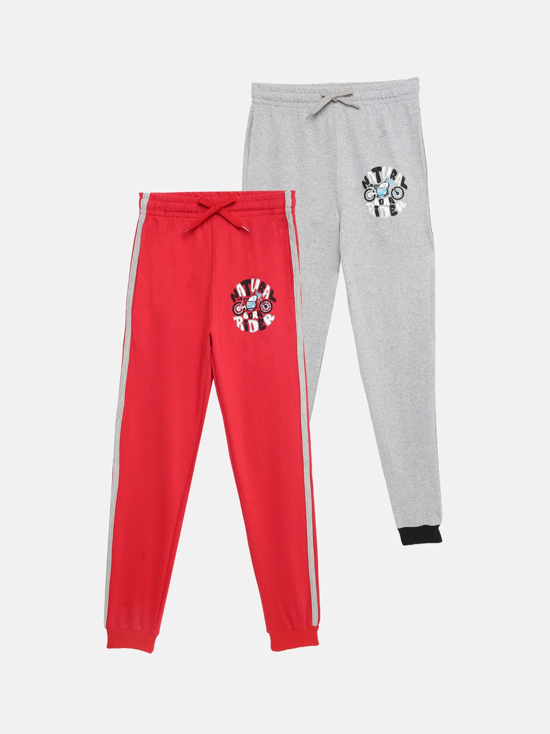 

MTB Boys Pack Of 2 Slim-Fit Joggers, Multi