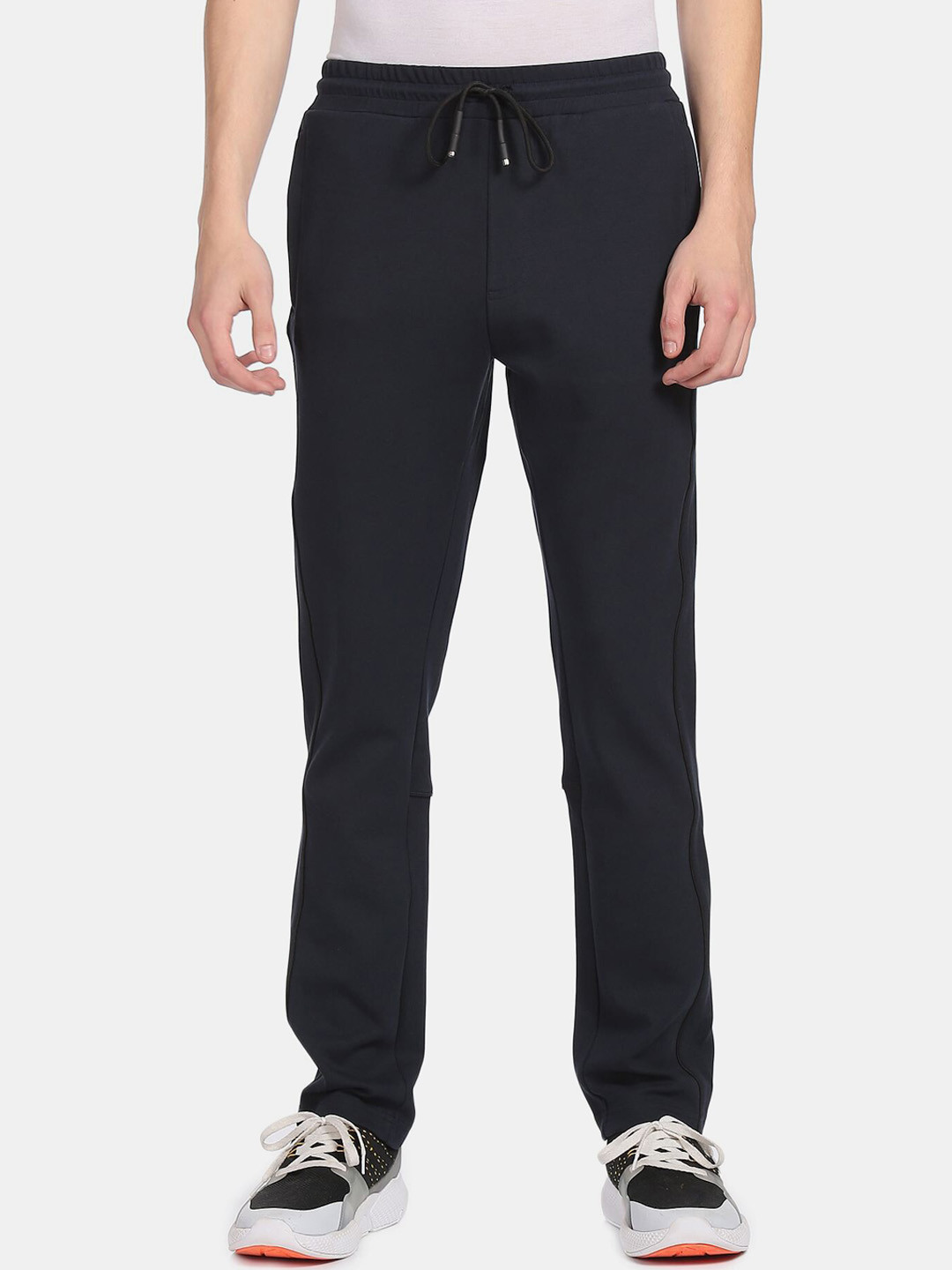 

Arrow New York Men Blue Solid Track Pants