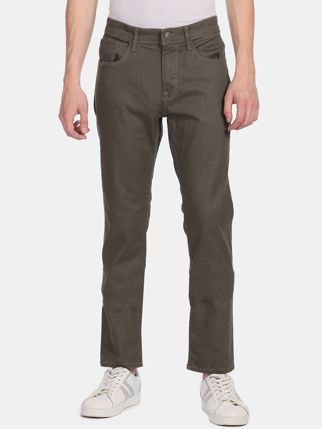 

Arrow Sport Men Green Slim Fit Jeans