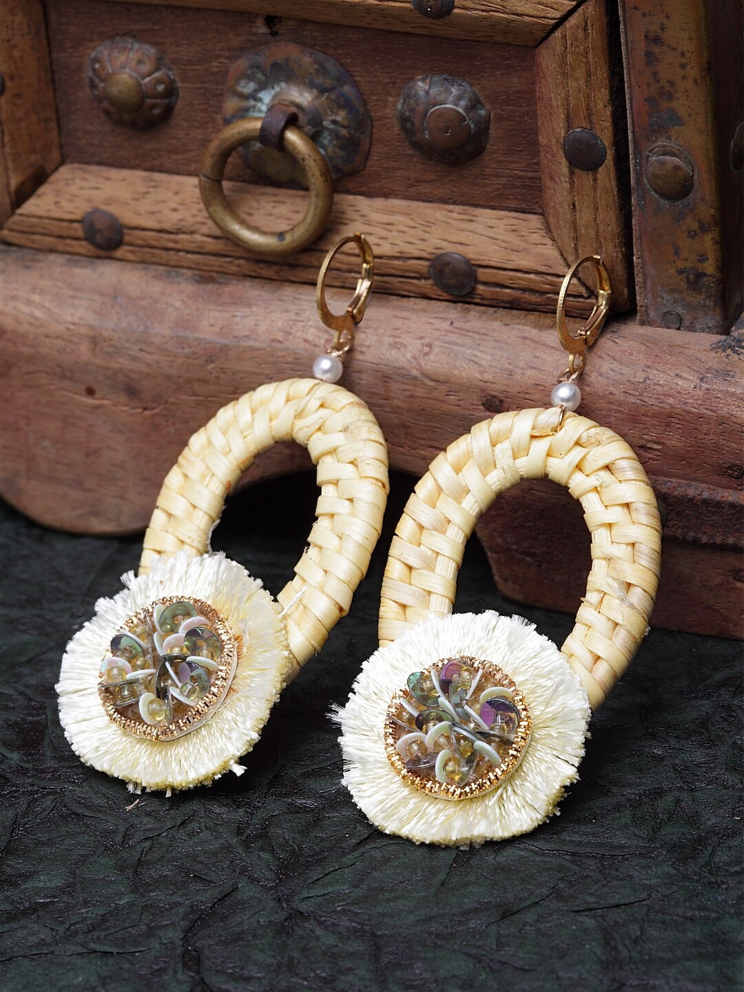 

DIVA WALK EXCLUSIVE Yellow Contemporary Drop Earrings