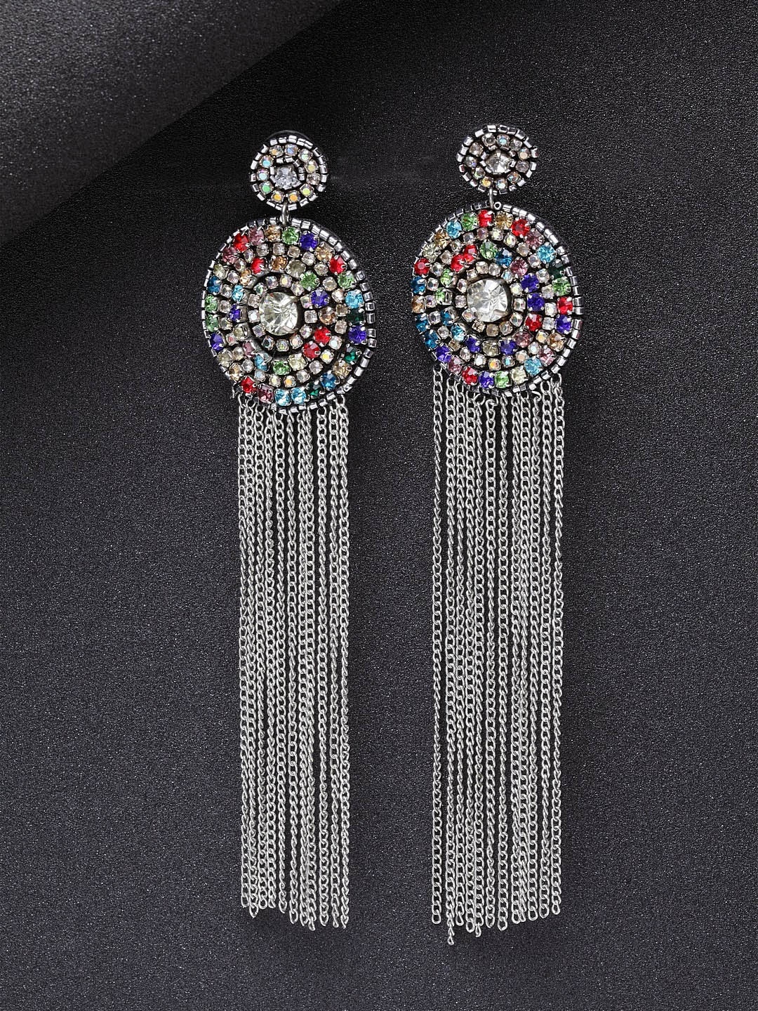 

DIVA WALK EXCLUSIVE Silver-Plated Contemporary Drop Earrings