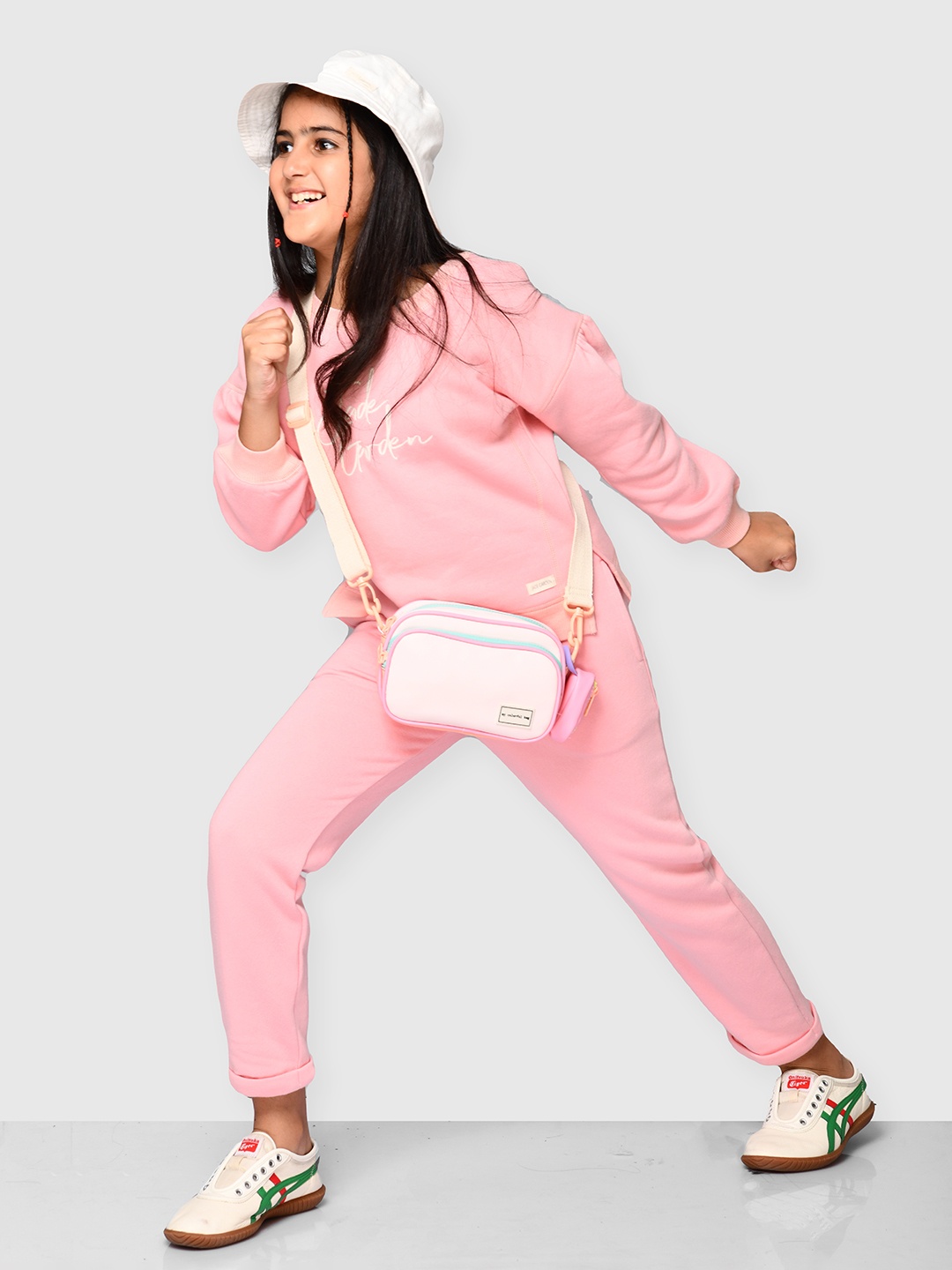 

Jade Garden Girls Pink Solid Co-ords