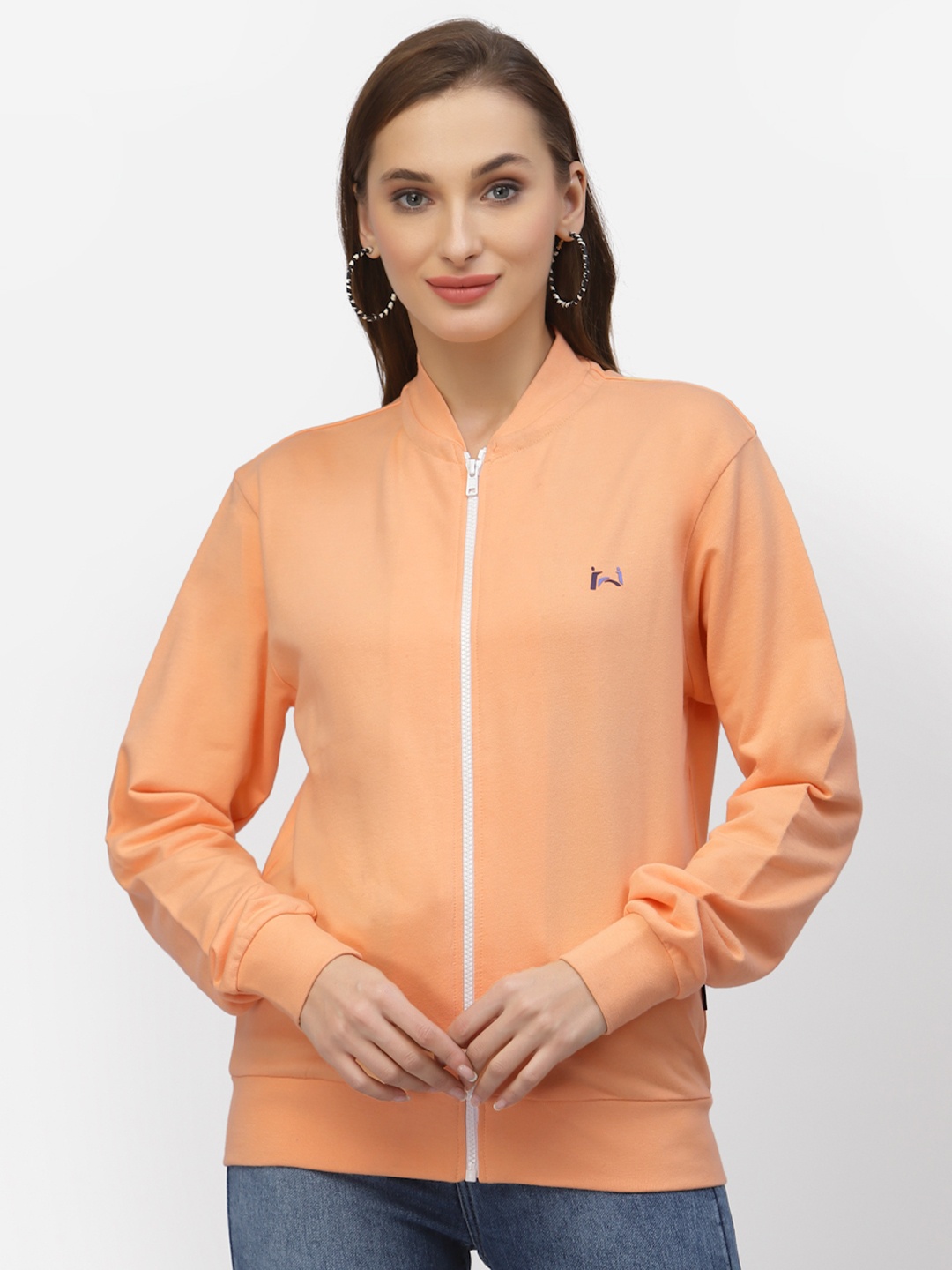 

FLAWLESS Women Peach-Coloured Sweatshirt