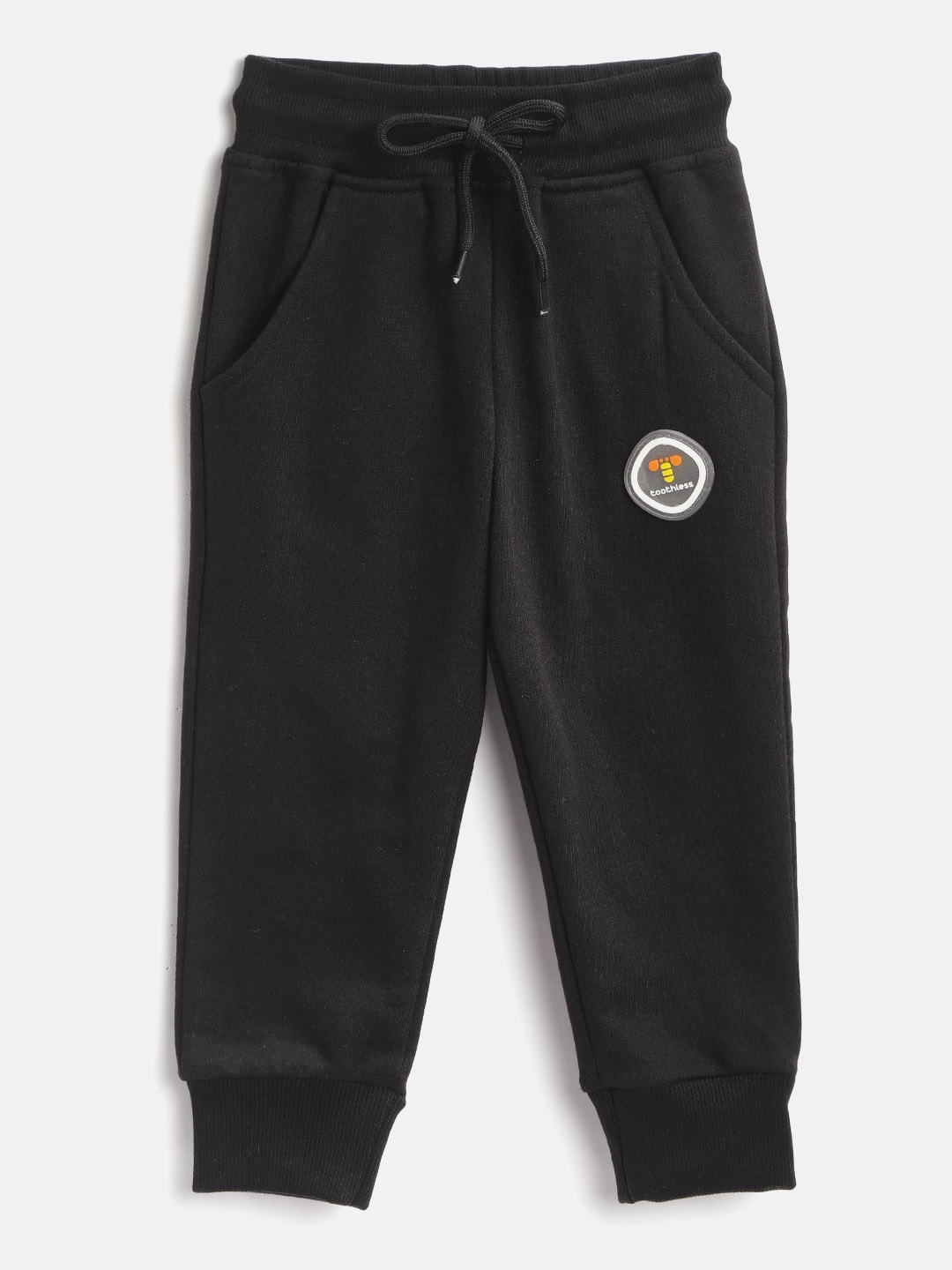 

toothless Boys Black Solid Joggers