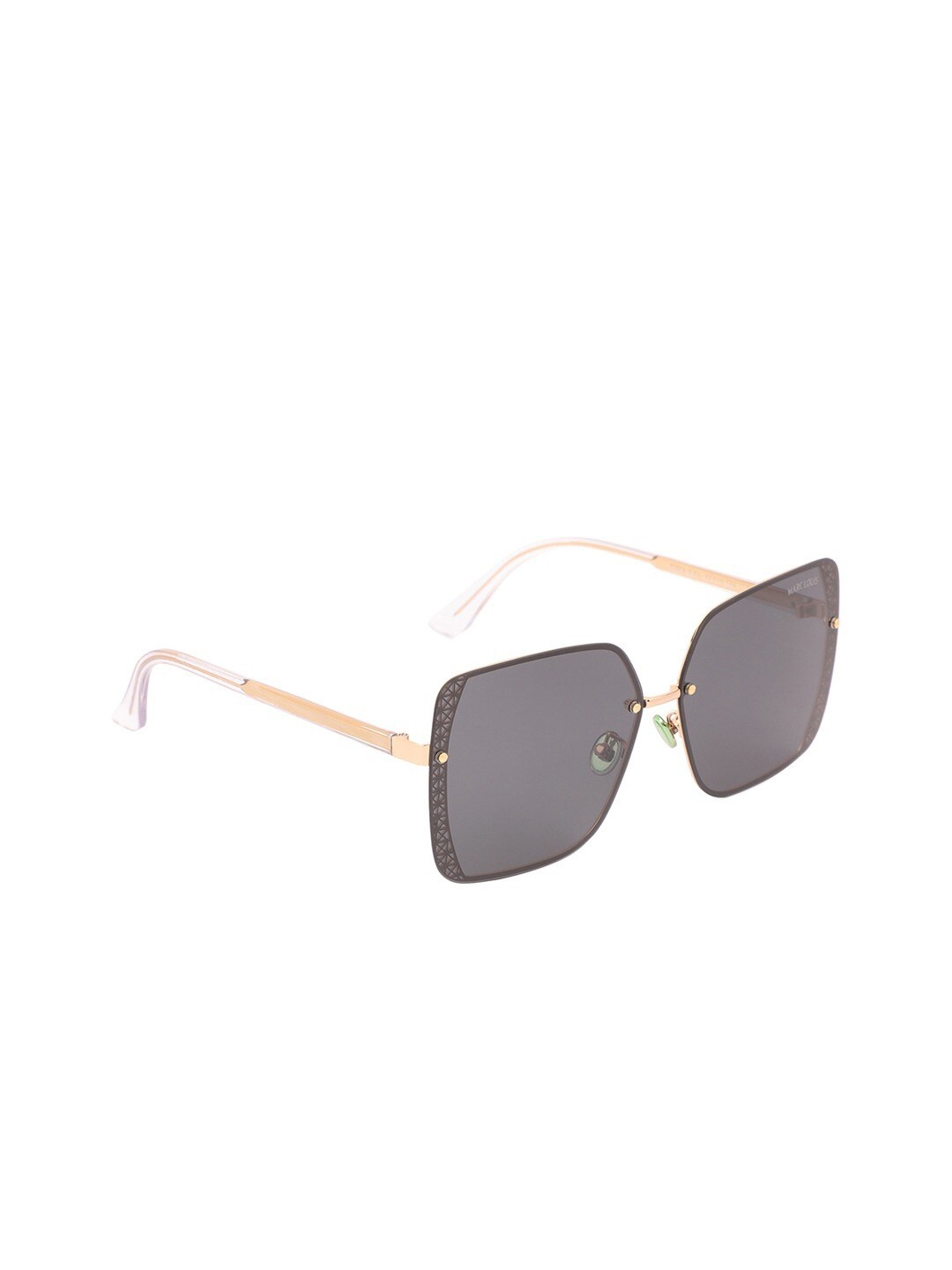 

MARC LOUIS Women Grey Lens & Gold-Toned Square Sunglasses - MARC LOUIS (72020 C01 Grey)