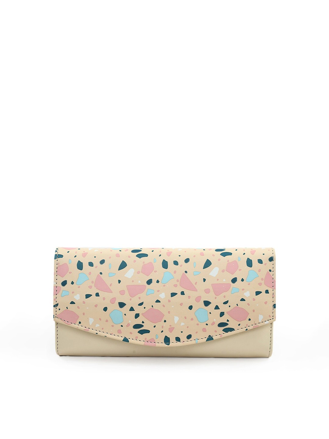 

Kastner Women Beige & Blue Printed Envelope