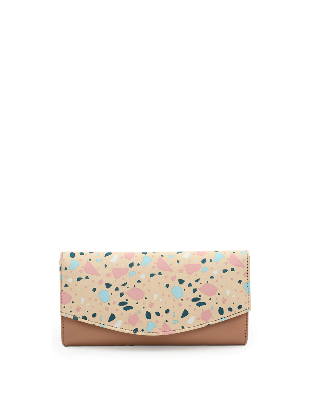 

Kastner Printed Envelope Clutch, Cream