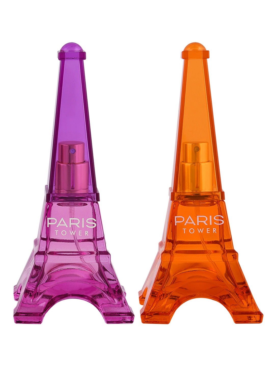 

Sweetheart Set of 2 Orange & Purple Paris Tower Eau De Parfum 140ml