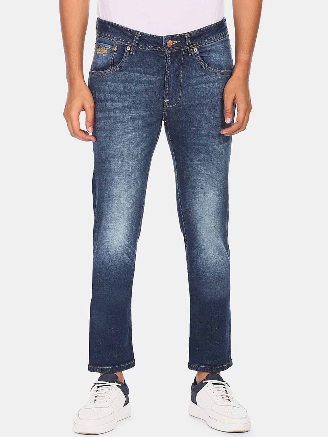 

Aeropostale Men Blue Slim Fit Heavy Fade Jeans
