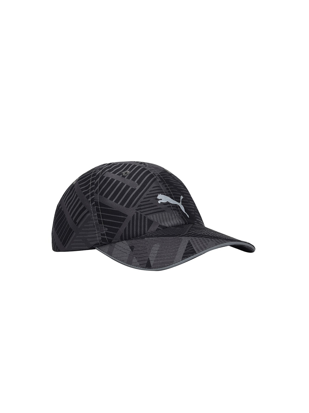 

Puma Adult Black & Grey Printed Running Visor Cap