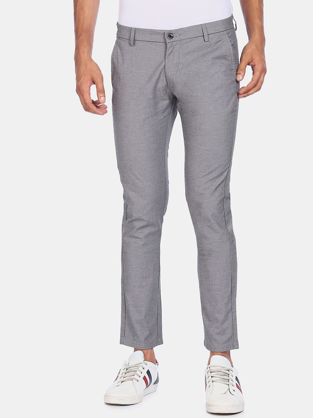 

Arrow Sport Men Grey Trousers