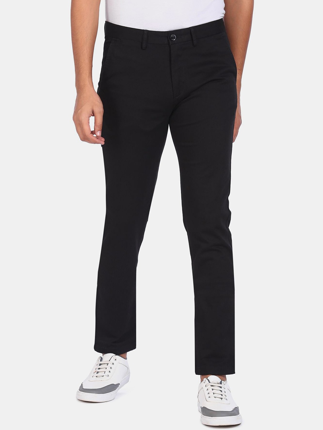 

Arrow Sport Men Black Trousers
