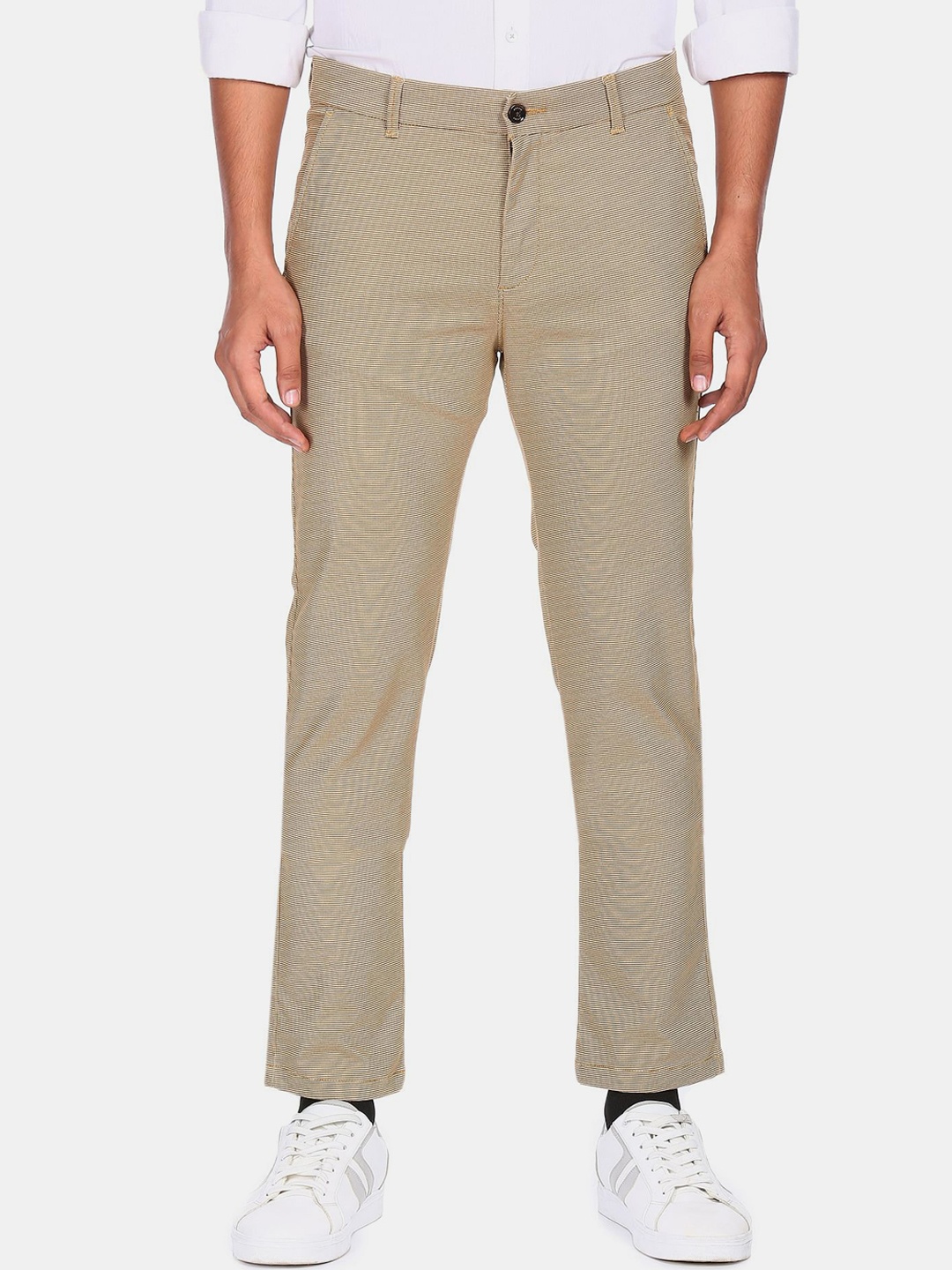 

Arrow Sport Men Beige Trousers