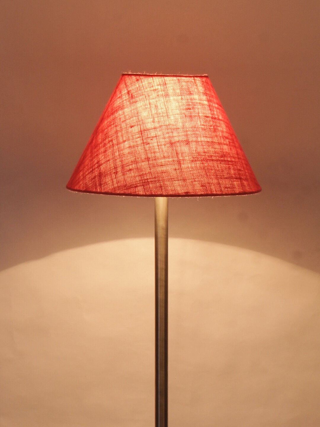

Devansh Pink & Black Solid Frustum Floor Lamp