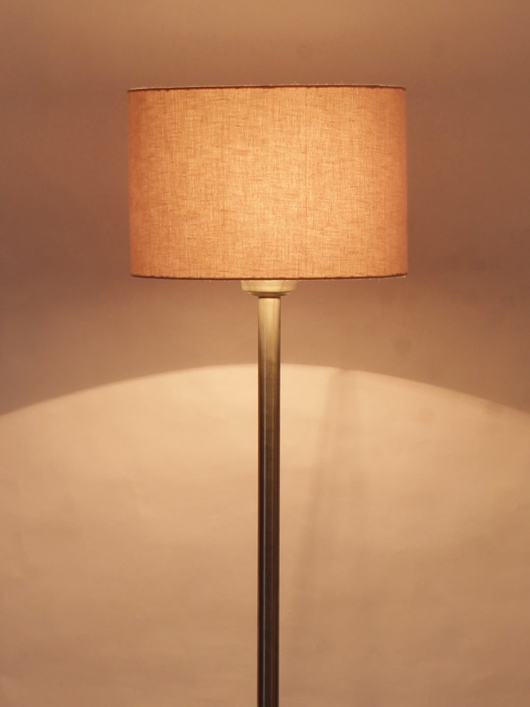 

Devansh Grey Cylindrical Floor Lamp with Shade